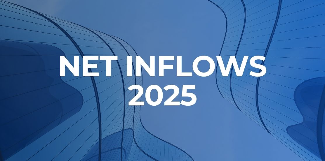 net inflows 2025
