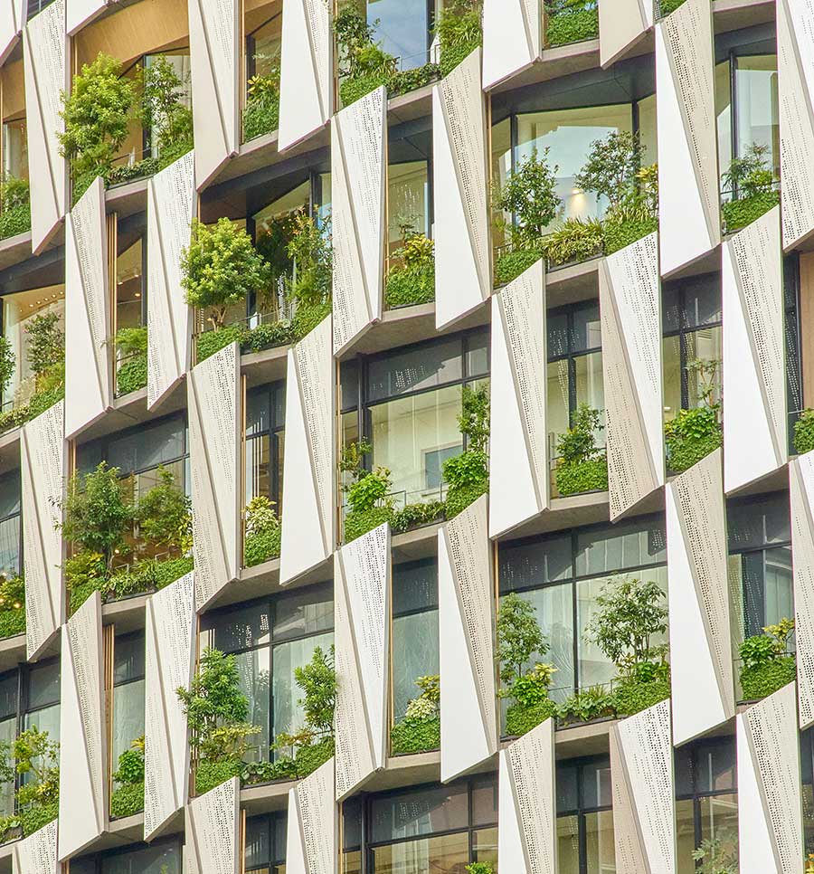 photo of a sustainable building