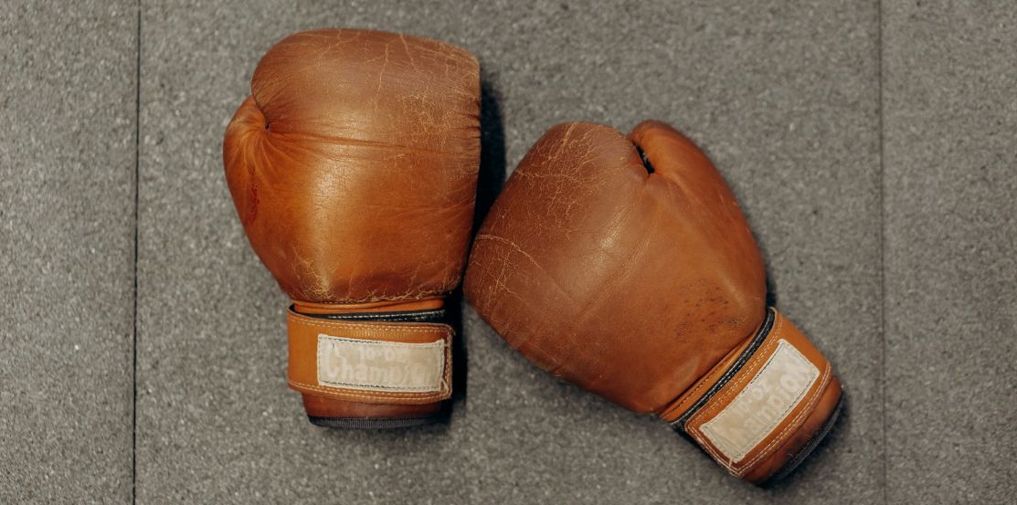 photo of boxing gloves