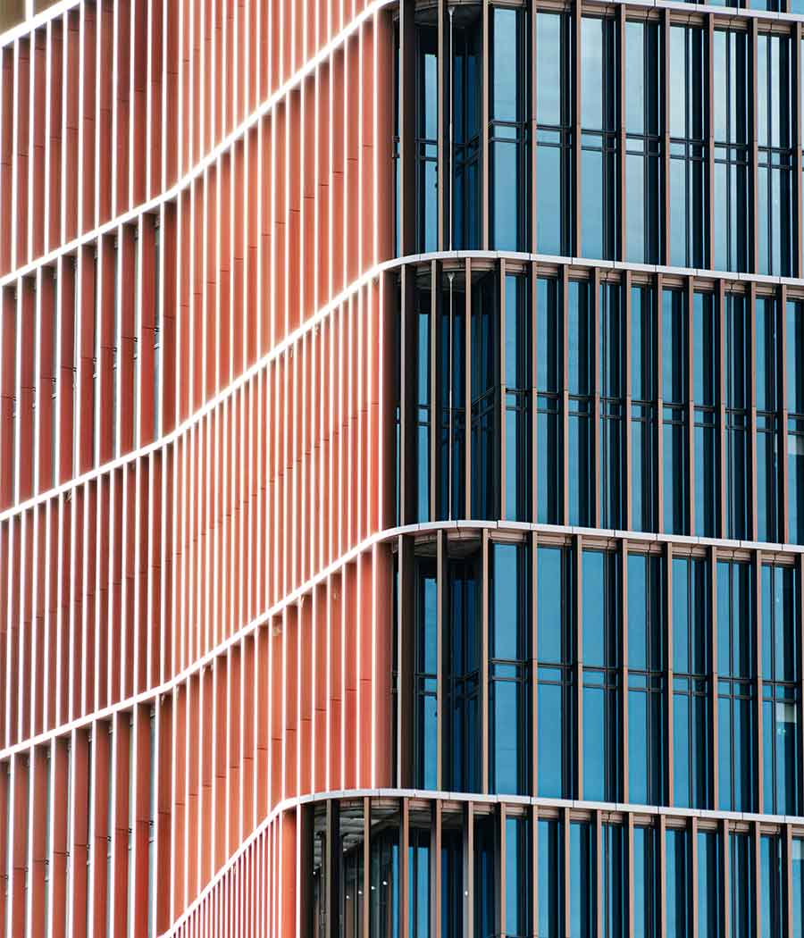 red buildinf